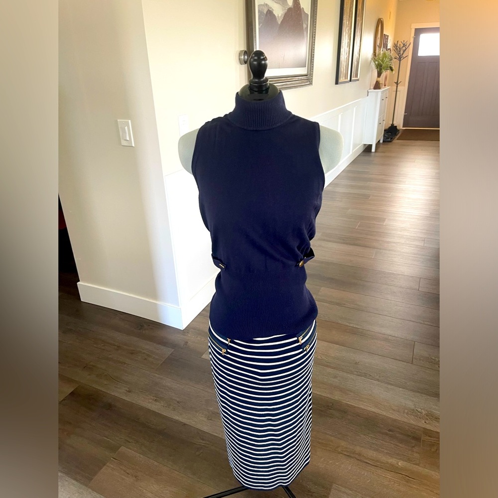 Cache Halter Sweater & Skirt Set